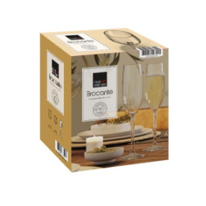 Set de pahare Royal Leerdam Brocante 210 ml champagne 6 Unități