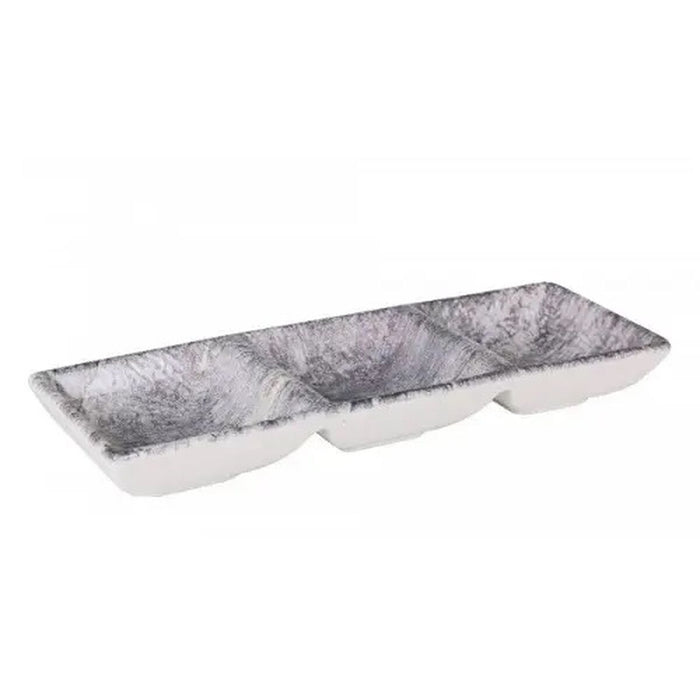 Tavă pentru gustari La Mediterránea Stonehenge 3 Compartimente 26 x 8,5 x 3,3 cm