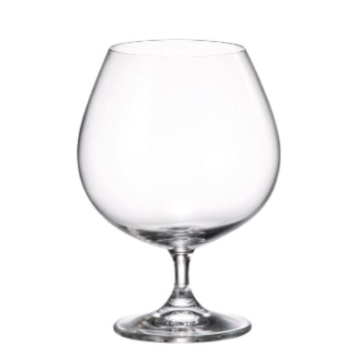 Set de pahare Bohemia Crystal Clara 690 ml Coniac 7,5 x 12 x 16 cm 4 Unități