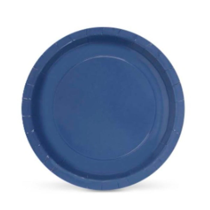 Set de farfurii Algon Rotund Carton De unică folosință Albastru 10 Unități 20 x 20 x 1,5 cm