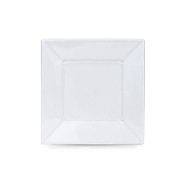 Set de farfurii reutilizabile Algon Alb Plastic 23 cm (12 Unități)