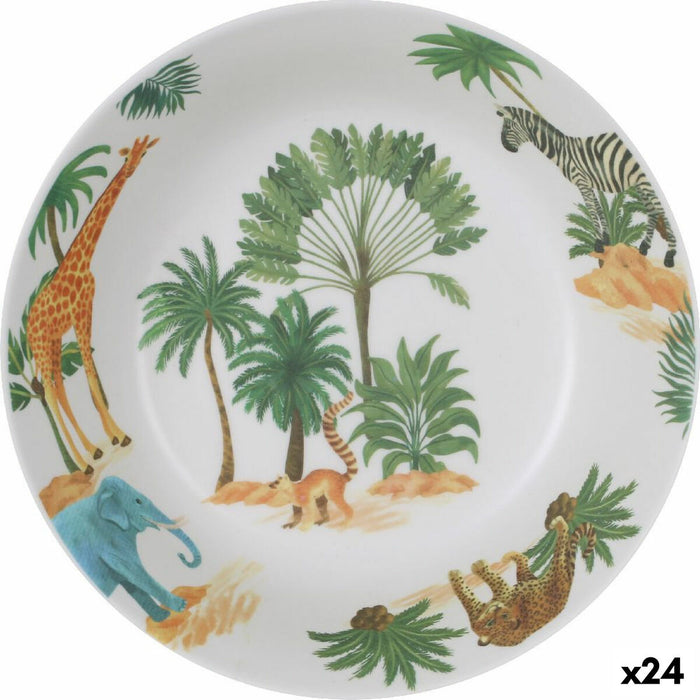 Farfurie Adâncă La Mediterránea Sauvage Melamina 20 x 20 x 5 cm (24 Unități)