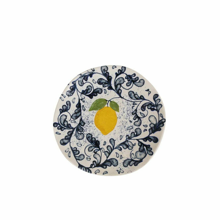 Farfurie pentru desert La Mediterránea Iberica Limoi 20 x 20 x 2 cm (12 Unități)
