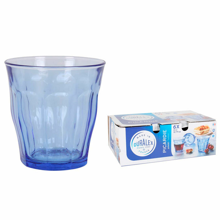 Set de pahare Duralex Picardie Bleumarin 6 Piese 310 ml (8 Unități)