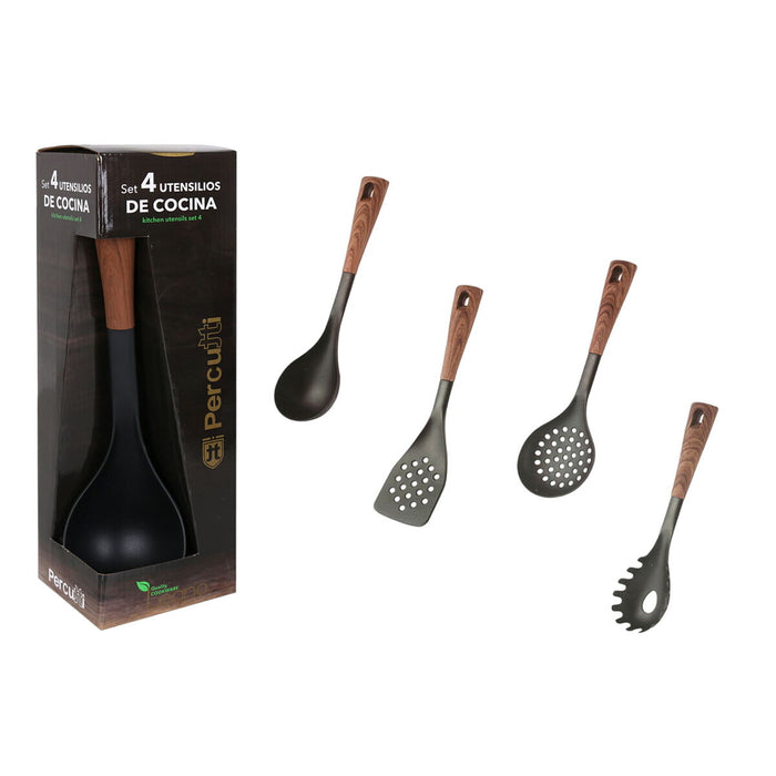 Set ustensile de bucătărie Percutti Nailon 4 Piese (4 Unități)