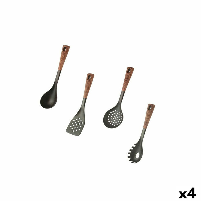 Set ustensile de bucătărie Percutti Nailon 4 Piese (4 Unități)