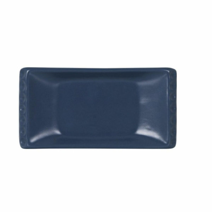 Platou pentru Servire Santa Clara Vilariño Gresie Dreptunghiular 24,5 x 12,5 cm (12 Unități)