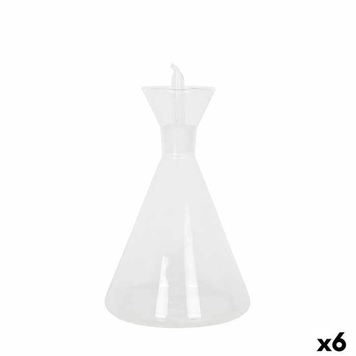Dispenser pentru Ulei La Mediterránea 1 L Sticlă borosilicată (6 Unități)