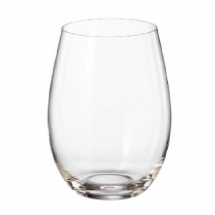 Set de pahare Bohemia Crystal Clara 560 ml Geam 6 Piese (4 Unități)