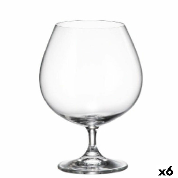 Set de pahare Bohemia Crystal Clara Coniac 690 ml 6 Unități 4 Unități 7,5 x 12 x 16 cm