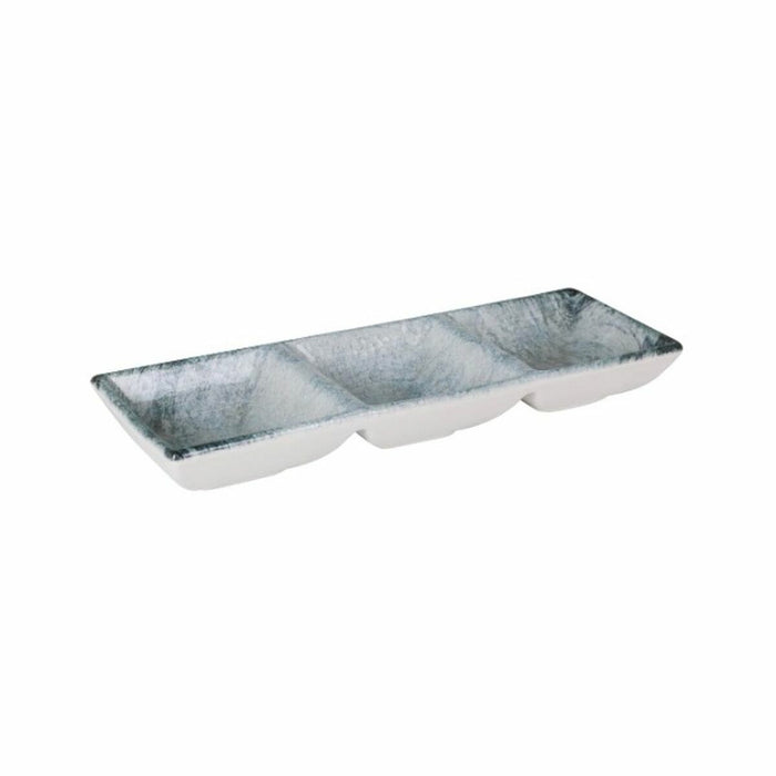 Tavă pentru gustari La Mediterránea Dalian 3 Compartimente 26 x 8,5 x 3,3 cm (24 Unități)