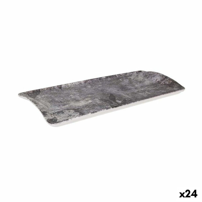 Platou pentru Servire La Mediterránea Stonehenge Dreptunghiular 33,5 x 15 x 2,5 cm (24 Unități)