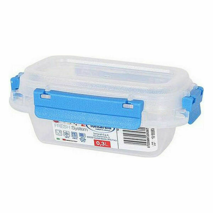Cutie pentru prânz ermetică Tontarelli Fresh System 300 ml Dreptunghiular 9,5 x 14,5 x 5,7 cm (12 Unități)