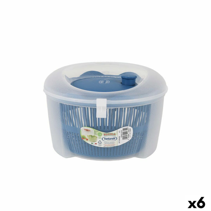 Storcător pentru salate Tontarelli Rucola Plastic Transparent 24,5 x 16 x 24,5 cm (6 Unități)