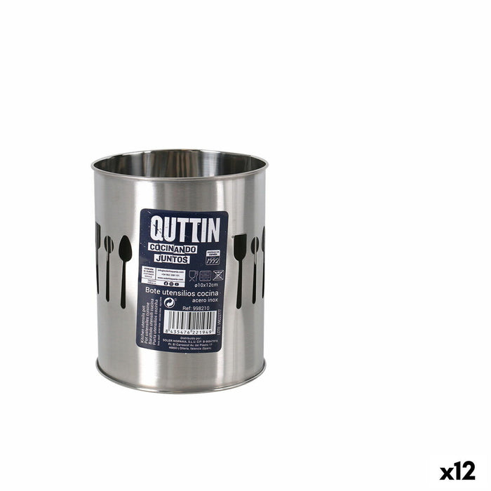 Organizator pentru tacâmuri Quttin Oțel inoxidabil ø 10,3 x 12,2 cm (12 Unități)