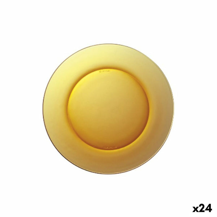 Platou Plat Duralex Lys Chihlimbar Ø 23,5 cm (24 Unități)