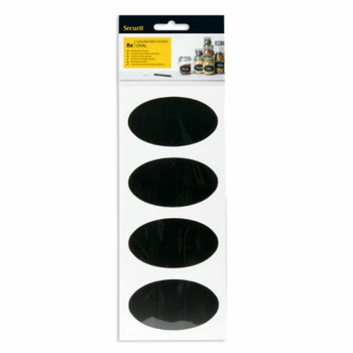 Set de autocolante Securit Adeziv Slate 4,7 x 8 cm 8 Unități