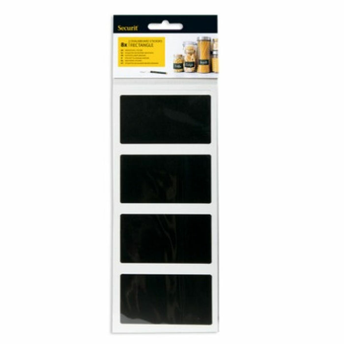 Set de autocolante Securit Adeziv Slate 4,7 x 8 cm 8 Unități