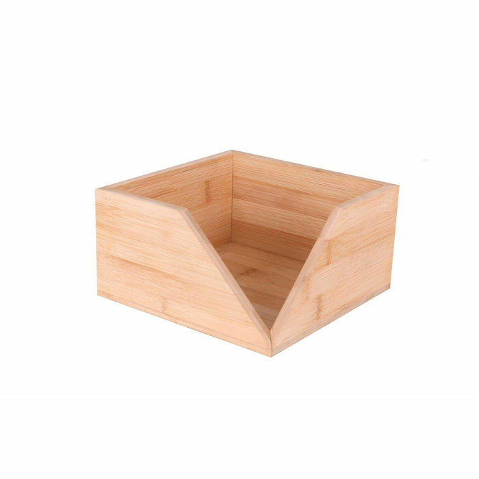 Suport pentru Șervețele Viejo Valle Bambus 18,5 x 18,5 x 10 cm (3 Unități)