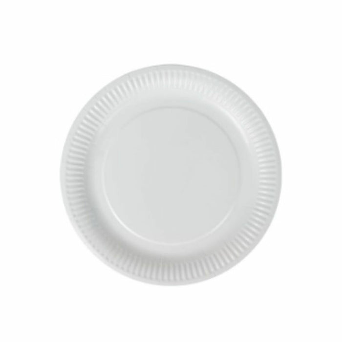 Set de farfurii Algon De unică folosință Alb Carton 18 cm (10 Unități)
