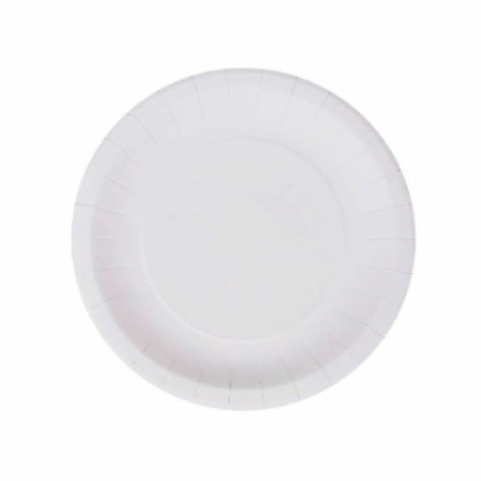 Set de farfurii Algon De unică folosință Alb Carton 20 cm (10 Unități)