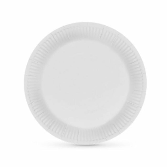 Set de farfurii Algon Carton De unică folosință Alb (10 Unități)