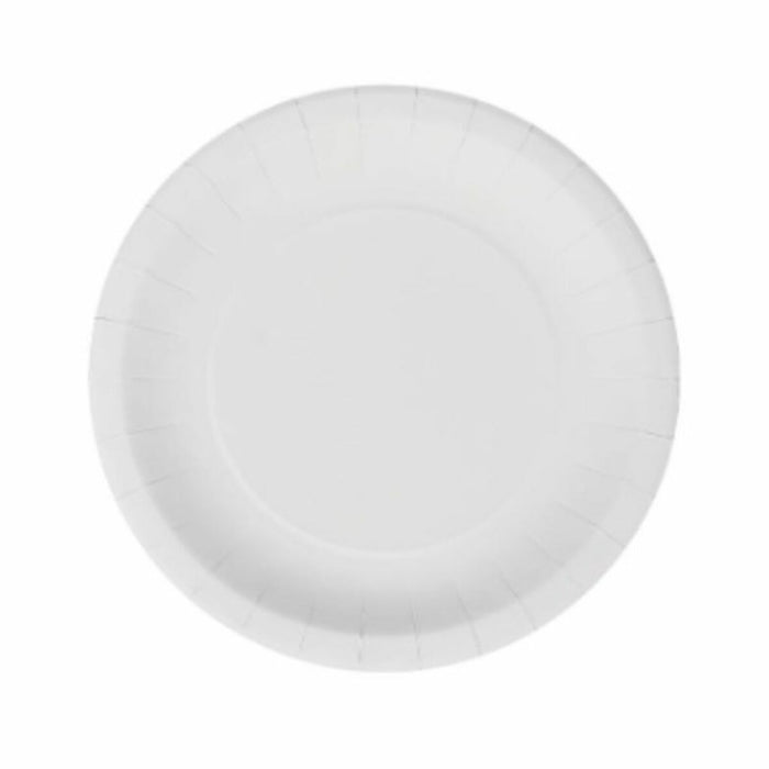 Set de farfurii Algon De unică folosință Alb Carton 20 cm (36 Unități)