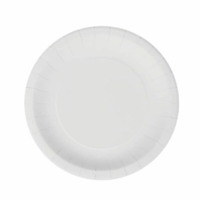 Set de farfurii Algon De unică folosință Alb Carton 20 cm (10 Unități)