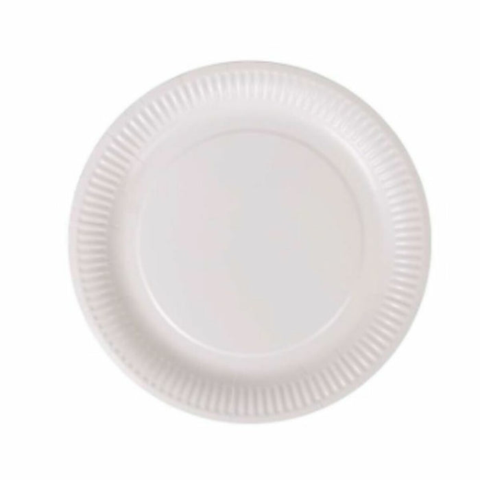 Set de farfurii Algon De unică folosință Alb Carton 23 cm (10 Unități)