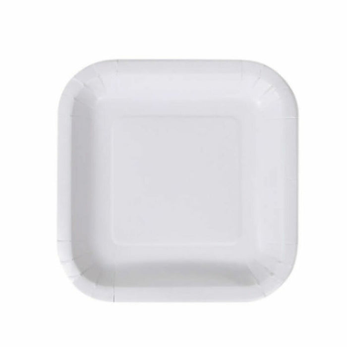 Set de farfurii Algon De unică folosință Alb Carton 20 cm (36 Unități)