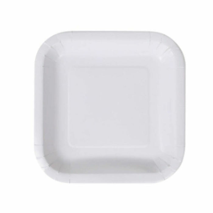 Set de farfurii Algon De unică folosință Alb Carton 23 cm (36 Unități)
