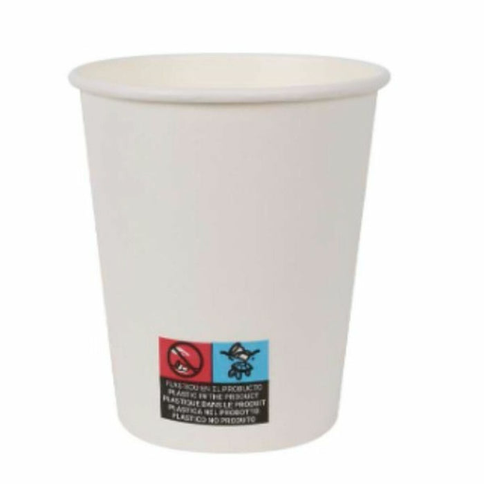 Set de pahare Algon Carton De unică folosință Alb 250 ml 36 Unități (15 Piese)