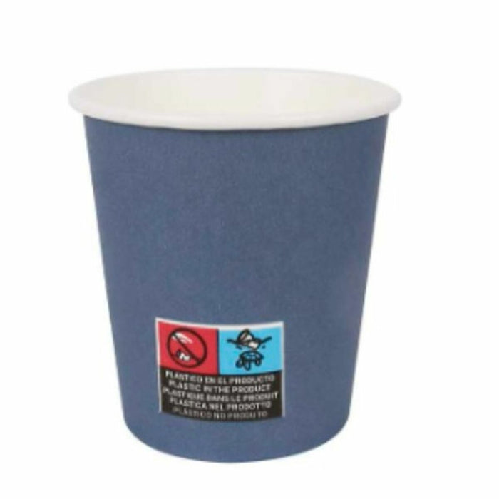 Set de pahare Algon Carton De unică folosință 200 ml Albastru 36 Unități (24 Piese)