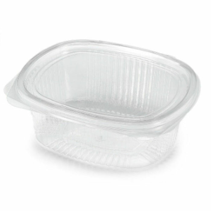 Recipient pentru conservarea alimentelor Algon Reutilizabil 1 L Transparent Oval 19 x 16 x 6,5 cm (12 Unități)