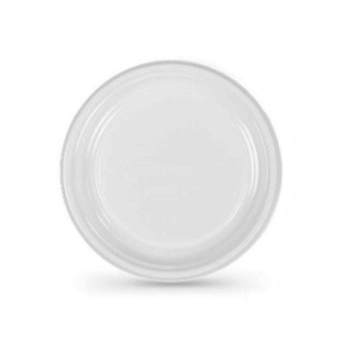 Set de farfurii reutilizabile Algon Alb 20,5 x 20,5 x 2 cm (36 Unități)