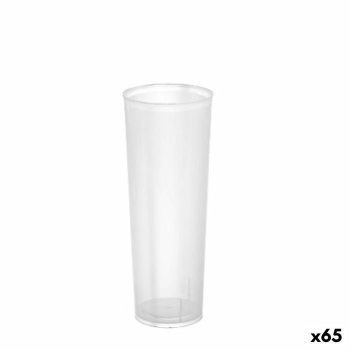 Set de pahare refolosibile Algon Transparent 65 Unități 330 ml (6 Piese)