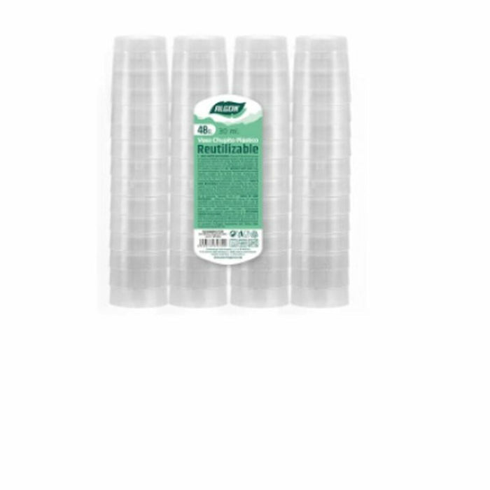 Set de Pahare Shot Algon Reutilizabil 22 Unități 30 ml (48 Piese)