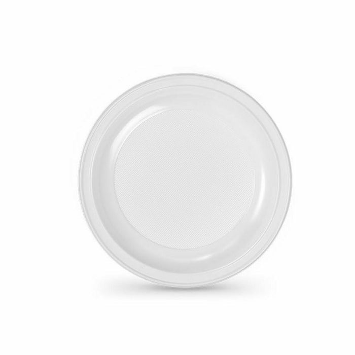 Set de farfurii reutilizabile Algon Alb Plastic 22 x 22 x 1,5 cm (36 Unități)