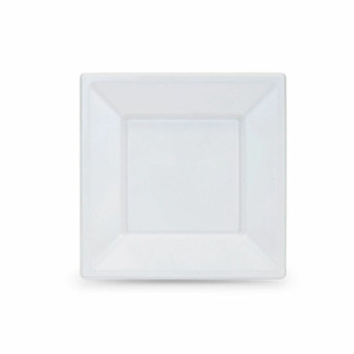 Set de farfurii reutilizabile Algon Alb Plastic 18 x 18 x 1,5 cm (36 Unități)