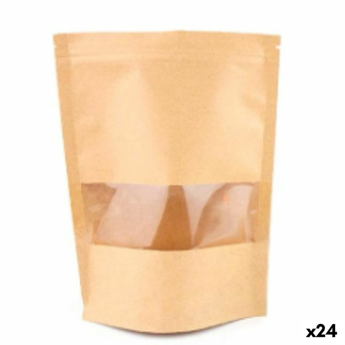 Set de pungi reutilizabile pentru alimente Algon Închidere ermetică 17 x 24 x 4 cm (24 Unități)