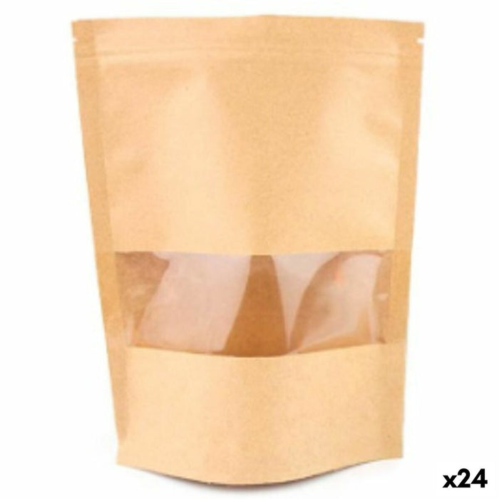 Set de pungi reutilizabile pentru alimente Algon Închidere ermetică 23 x 33 x 5 cm (24 Unități)