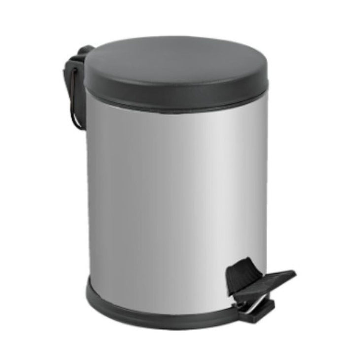 Coș de gunoi pentru hârtie cu pedală Confortime Argintiu Metal Plastic 3 L (6 Unități)