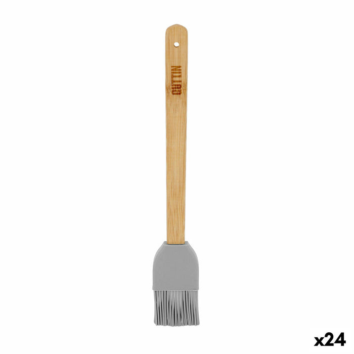 Pensulă pentru bucătărie Quttin Bambus 30 x 8 x 1,5 cm (24 Unități)