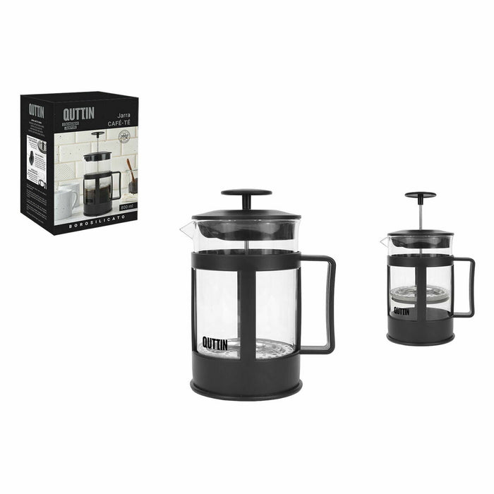 Cafetieră cu Piston Quttin 800 ml 13 x 10 x 18 cm