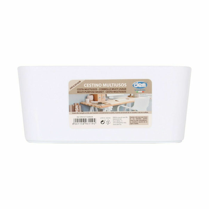 Coș Multifuncțional Confortime Alb 24 x 16,5 x 10 cm (24 Unități)