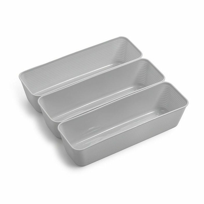 Set de Coșuri Dem Multi-utilizare Plastic (3 Piese) (24 Unități)