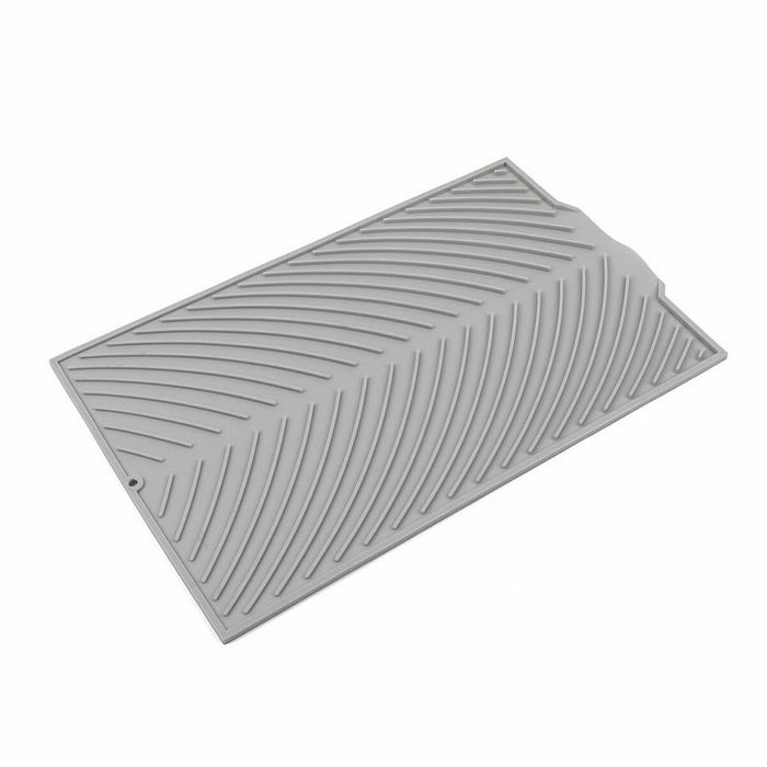 Scurgător din silicon Quttin Gri 37 x 24,5 cm (12 Unități)