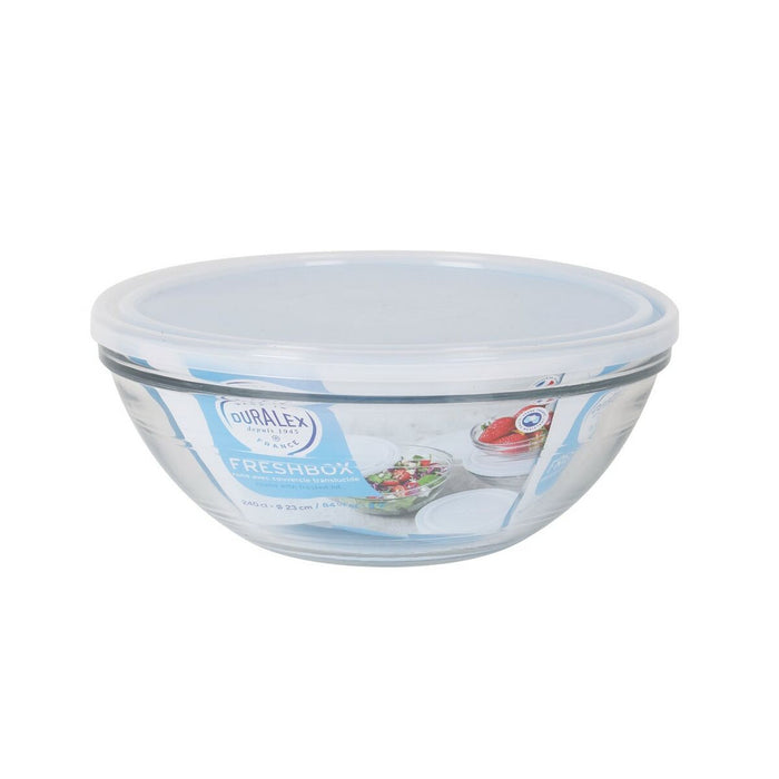 Cutie rotundă pentru prânz cu capac Duralex FreshBox 2,4 L (4 Unități)