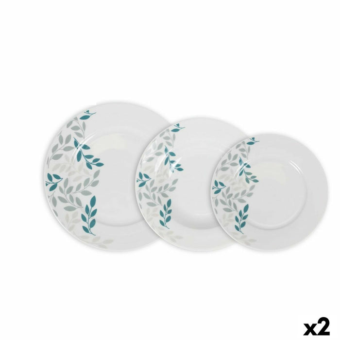 Set de Veselă La Mediterránea Palermo Rotundă 12 Piese (2 Unități)