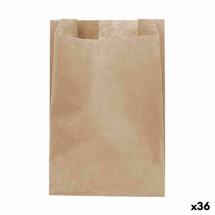 Set de Genți Algon De unică folosință hârtie kraft 30 Piese 10 x 15 cm (36 Unități)